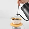thumbnail image 2 of PatungKu Practical Coffee Filter Cup Can Be Reused Rustproof Modern Simple Shower Uniform Drip Filter Coffee Equipment, 2 of 7