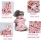 thumbnail image 4 of Nuestro impermeable con capucha para perros pequeños: Ajuste ajustable, rayas reflectantes y opciones elegantes (Dog Pink xs), 4 of 5