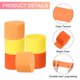 thumbnail image 3 of Uxcell Cintas de Papel Crepé 6 Rollos 492 pies para Decoración, Naranja, Naranja Claro, Amarillo (1.8 in x 82 ft/Rollo), 3 of 5