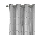 thumbnail image 2 of Gracie Mills Isabelle Metallic Geometric Total Blackout Grommet Curtain Panel 52x84, 2 of 3