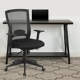 thumbnail image 2 of Flash Furniture Cleo Mid-Back Black Mesh Executive Swivel Ergonomic Office Chair with Back Angle Adjustment and Adjustable Arms, 2 of 8