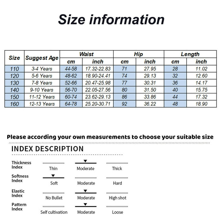 Girls Children's To Women's Clothing Size Conversion