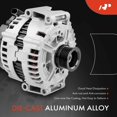 thumbnail image 5 of A-Premium Alternator Compatible with Mercedes-Benz W221 Series S450 S550 2010 2011 4.7L 5.5L 220A 12V CW 6-Groove Pulley, 5 of 9