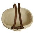 thumbnail image 2 of Wald Imports 6501-SM 12 in. Stained Woodchip Basket with Cloth Liner, 2 of 5
