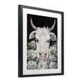 thumbnail image 3 of Stupell Industries Gentle Cow with Florals Black Framed Print Under Glass design by Amanda Hilburn, 16 x 13, 3 of 10