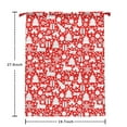 thumbnail image 6 of Christmas Bags Drawstring,Red Christmas Deer and Gift Pattern Large Xmas Christmas Gift Bags,Reusable for Xmas and New Year Party Favors and Supplies,27.6" X 19.7", 6 of 6