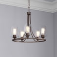 thumbnail image 3 of 9725-RBZ Millennium Lighting Ashford - 5 Light Chandelier-25 Inch Tall and 25 Inch Wide-Rubbed Bronze Finish    -Traditional Installation, 3 of 10