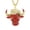 Bull, variant on lureme Gold Lion Head Pendant Necklace, Leopard Tiger Bull Necklace Mens Hip Hop Rapper Jewelry (nl006313-2)