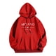 thumbnail image 5 of MHFRRA Sudadera con Capucha y Estampado de Letras para Uso Informal Jersey Elegante y Cómodo para Uso Diario Ideal para Actividades Al Aire Libre y Relajación Rojo, 5 of 5