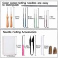 thumbnail image 2 of Needle Felting Kit, 24 Colors Wool Roving Felting, Complete Needle Felting, 2 of 4