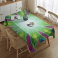 thumbnail image 2 of Colorful Tie Dye Burst Pattern Rectangle Tablecloth 60"x84",Waterproof Polyester Rectangle Table Cloth, Wipeable Spillproof Polyester Tablecloth for Dining, Camping, Indoor and Outdoor, 2 of 5