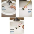thumbnail image 2 of Drain King DKMS 3-Pack Mini Snake Bath Sink & Shower Hair Clog Remover, 2 of 5