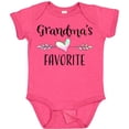 thumbnail image 3 of Inktastic Grandmas Favorite Heart Grandchild Boys or Girls Baby Bodysuit, 3 of 5