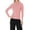 Dusty Pink, variant on Women's Casual Solid Long Sleeve Fitted Turtleneck Sweater Top