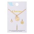 thumbnail image 2 of Time and Tru Women's Gold-Tone Interchangeable Modern Classic Theme Charms Necklace., 2 of 5