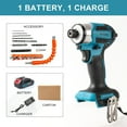 thumbnail image 2 of Brushless Cordless Impact Driver&Electric Screwdriver-21V Lithium-Ion Rechargeable Power Tool with Drill Function for Home DIY and Professional Use, 2 of 9