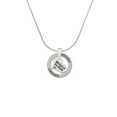 thumbnail image 2 of Delight Jewelry Silvertone Small Mother of the Bride Heart Hockey Ring Charm Necklace, 18", 2 of 4