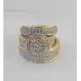 thumbnail image 5 of Lakshya Jewel LLC His & Her Trio Ring Set For Wedding Engagement Round Cut CZ, 5 of 5
