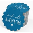 thumbnail image 4 of Inkdotpot Silver Foil Paper Hang Tags Made With Love Text Favor Tags 50 Piece, 4 of 6
