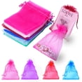 thumbnail image 2 of 50pcs/lot Adjustable Drawstring Organza Bag 5x7cm 7x9cm 9x12cm 10x15cm Jewelry Packaging Candy Wedding Party Gifts Pouches Orange 5x7cm, 2 of 6