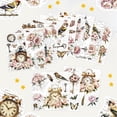 thumbnail image 3 of 1Set 12 Sheets 12 Style PVC Stickers Heat Transfer Film for Window Decoration Clock 140x140mm 1 sheet/style, 3 of 8