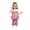 czb# Pink692, variant on CUZIBR Girls Outfits Solid Color Crewneck Long Sleeve Button Down Ruffles Trim Knit Wear Fall Cozy Layered Sweater Two Piece Outfit Fashion Style For Toddlers Kids Clothes Sets,Khaki,1-2 Years