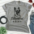 thumbnail image 2 of Shepherd Mom T-shirt, Unisex Women's Shirt, German Shepherd Owner, Best Dog Mom Gift, Dark Heather Gray, XX-Large, 2 of 6