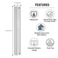 thumbnail image 3 of Aluminum Mezuza Case Self Stick Waterproof Modern Shin Home Blessing Cover for 12cm-5inch Scroll (3, Silver), 3 of 5