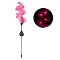 thumbnail image 2 of Lámpara LED solar impermeable con forma de orquídea polilla, activada por energía solar, para jardín, camino y césped., 2 of 12