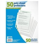 Universal Top-Load Poly Sheet Protectors, Standard, Letter, Clear, 100 ...