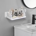 thumbnail image 4 of Qholemyo Versatile Wall Mount No Drill Bathroom Shelf Floating Shelves Bathroom For Easy Storage Solutions Kitchen Bracket Organizer Wall Rack For Hygienic Storage, 4 of 6