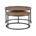 thumbnail image 5 of Darden Bohemian Nesting Coffee Tables, Set of 2, Black/Brown, 5 of 11