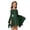 Green, variant on TBWNWG Girls Casual Fashion Off Shoulder Dress with Ruffle Summer Play Outfit for Island Style,Sizes 4-5 Years
