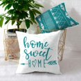 thumbnail image 4 of Spring Summer Modern Throw Pillow Covers 18 x 18 Inch Set of 4, Home Sweet Home Farmhouse Holiday Green Cushion Case for Home Sofa Couch Decoration TH194, 4 of 6