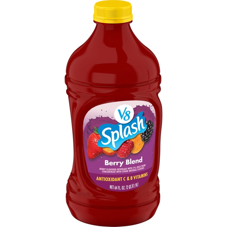 V8 Splash Berry Blend, 64 fl oz Bottles, 4 Pack photo 3