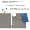 thumbnail image 3 of Pomatree Storage Cube Bins, 9 Pack, Sturdy Fabric Basket Bins. 11" (Grey), 3 of 6