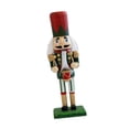 thumbnail image 5 of GUOOL Christmas Decorative Nutcracker Figurine Christmas Decor Holiday Christmas Ornament for Home Shelf Thanksgiving Table Parties Green, 5 of 9
