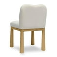 thumbnail image 5 of TOV Furniture Tiara Cream Velvet Oak Dining Chair, 5 of 7