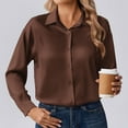 thumbnail image 4 of Women's rayon top, button-down blouse, sleeveless business casual, 4 of 8