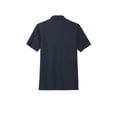 thumbnail image 3 of MERCER+METTLE Unisex Stretch Heavyweight Pique Polo | Short Sleeve Collared Shirt for Men & Women, Casual Work Top - Night Navy 2XL, 3 of 3