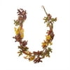 5' Glittered Acorn and Hawthorne Leaf Artificial Thanksgiving Garland - Unlit