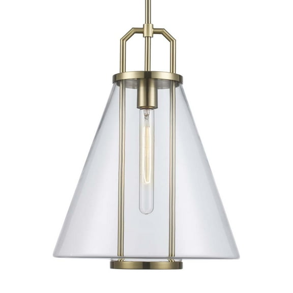 Trans Globe Lighting PND-2233 AG River 14" Wide Pendant - Gold