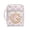 Pink Bow Letter G Pattern, variant on HELLHERO Quilted Zipper Pocket Bible Cover Case for Women, Handle Lightweight Elastic Polyester Bible Carrier Tote Bag Initial Letter L