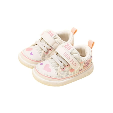 

Tenmix Children Flats Breathable Casual Shoes Comfort Sneakers Sport Trainers Unisex Fashion Soft Sole Pink 2C
