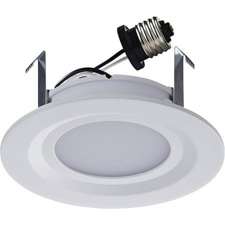 

12 Pieces - SLANG LED Modern Dimmable Retrofit Recessed Lighting Kit 520 Lumens. Ceiling Warm Lights (4 Inch 8 Watt)