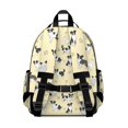 thumbnail image 3 of Border Collie and Samoyed Cute School Backpack Bag for School with Padded Back and Adjustable Shoulder Straps 15.25"x11.5"x5.25", 3 of 5