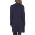 thumbnail image 4 of Women's Casual Long Sleeve Open Front Cardigan with Side Pockets, 4 of 4
