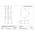 thumbnail image 7 of Celestial 14" x 6" Glass Wind Guard for 10” Round Fire Pits, 7 of 7