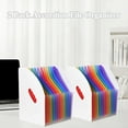 thumbnail image 7 of SAYEEC 13 Pockets Accordion File Organizer Desk Organizer Vertical Expanding File Folder Letter Size Deskstop Magazine Holder A4 Documents Space Saver for Office Home Class, 7 of 7