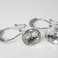 thumbnail image 4 of 12PCS Rust Resistant Double Hooks Glide Shower Ring Hangs for Both Shower Curtain and Liner (Stainless Steel Hook, White), 4 of 7